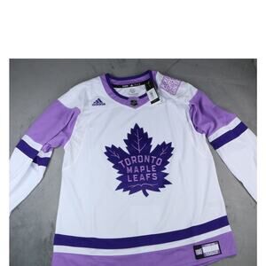 Toronto Maple Leafs Jersey Mens 54 NHL Hockey Fights Cancer Adidas Hockey New